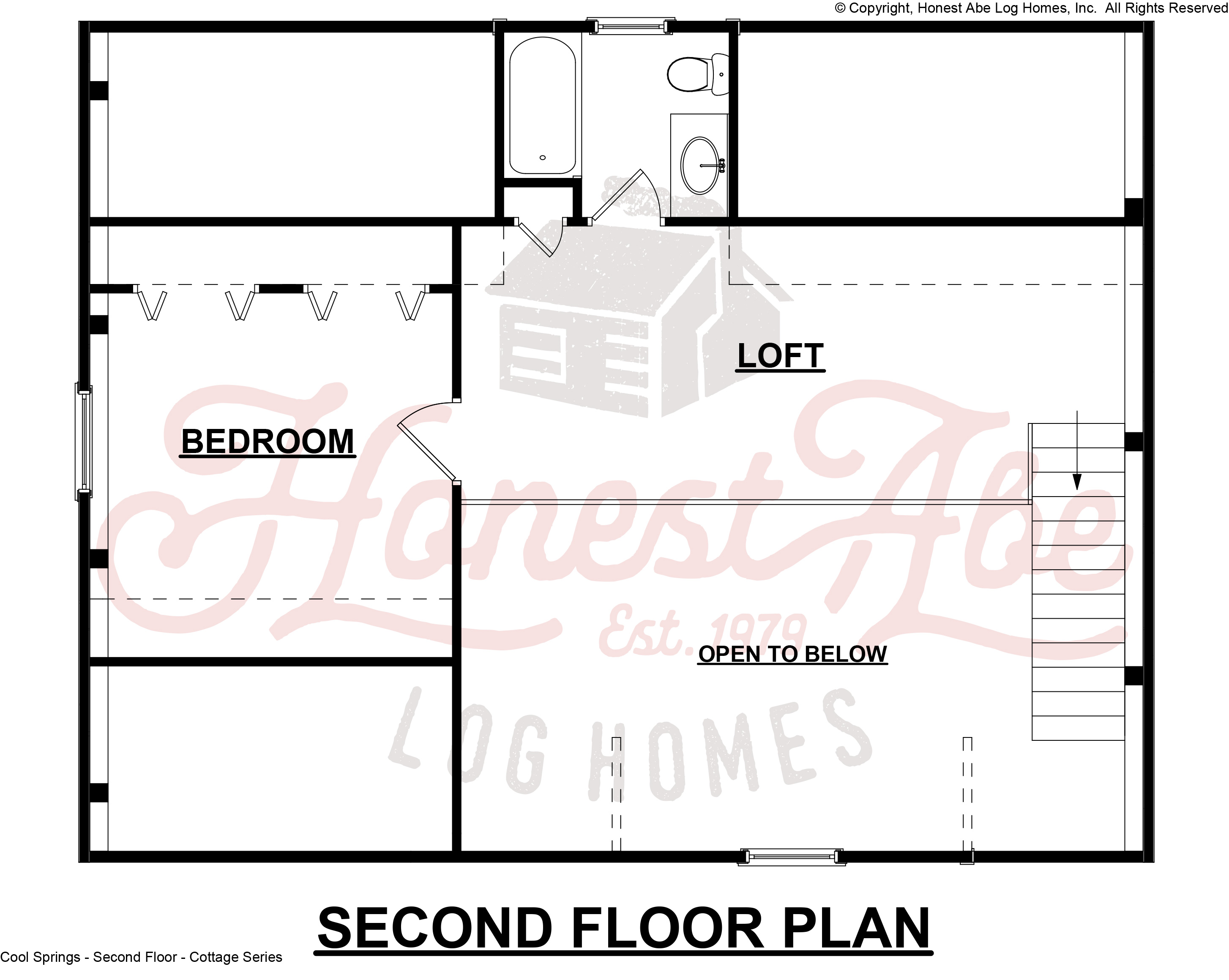 Coolsprings Upper Floor Plan