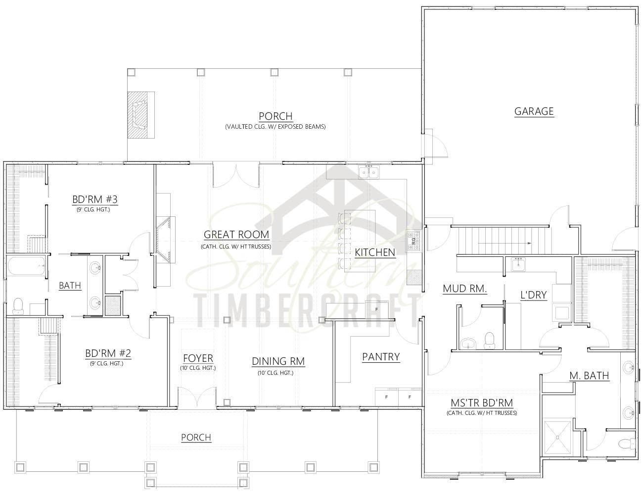 Laurel Bluff Main Floor Plan