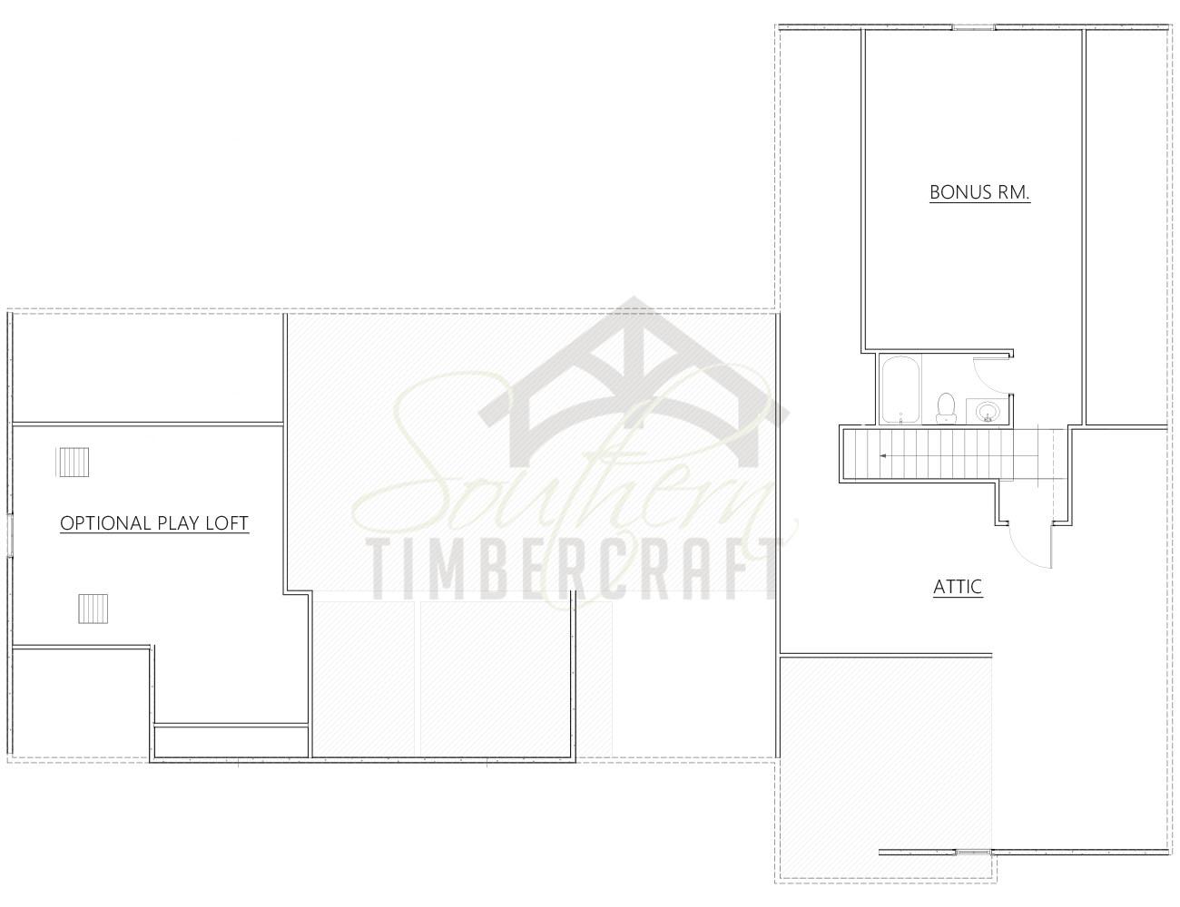 Laurel Bluff Upper Floor Plan