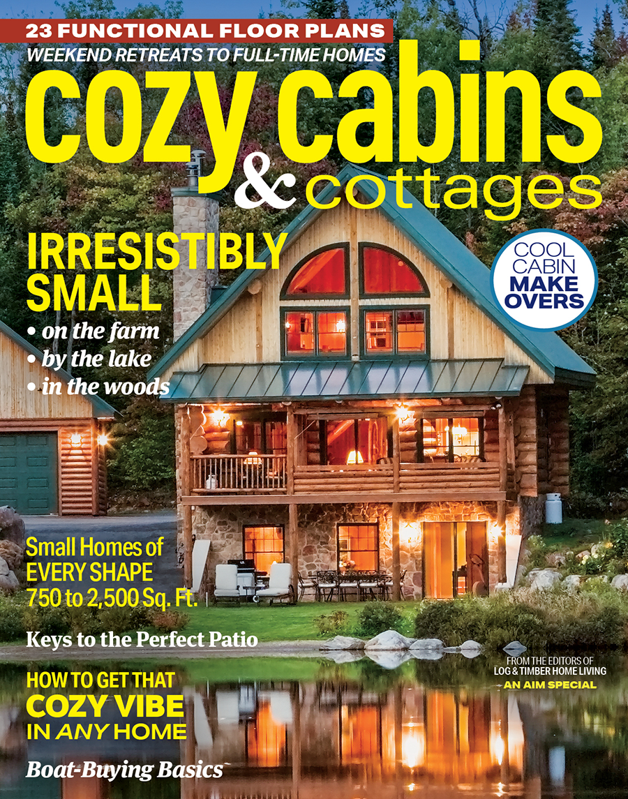 cozy cabins & cottages 2023 cover