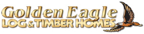 Golden Eagle Log Homes Gold Logo Golden Eagle Log Homes Gold Logo